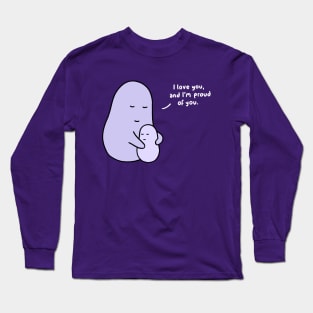 Hug - I Love You (Grape) Long Sleeve T-Shirt